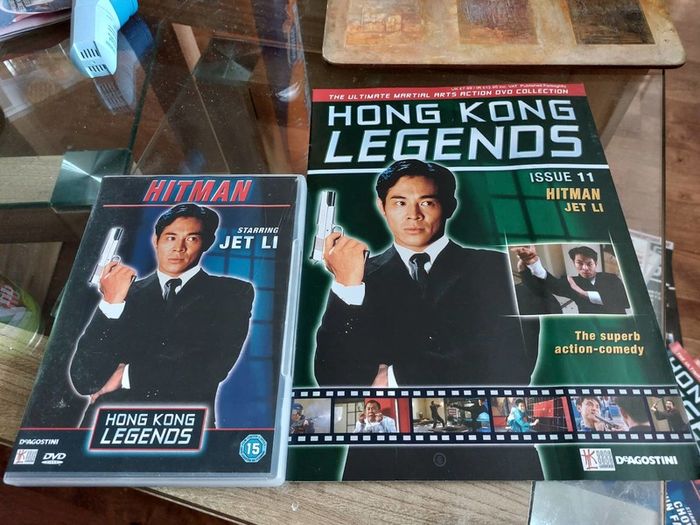 collection of Hong Kong Legend DVDs and magazine