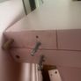 Girl Extendable Bed. light Pink and Mattress. IKEA BUSUNGE Image 4