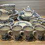 Dinner Service  8 Settings (44 pieces)  - J&G Meakin England Staffordshire Sterling Vine Blue Image 7