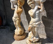 Two cherubs, early Georgian
