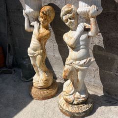 Two cherubs, early Georgian