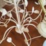 BnQ Antique Cream Chandelier Image 8