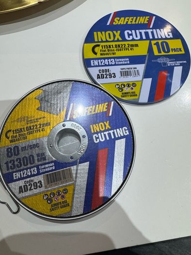 Safeline cutting discs