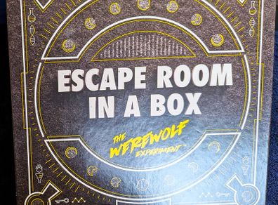 Escape Room In A Box The Werewolf Experiment - Mattel Fjr43 - Unused Open Box Complete Edition