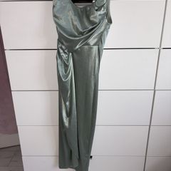 One shoulder ruched Midi dress