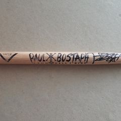 Paul Bostasph signed drumstick Kerry King Slayer