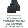 Skoda Kodiaq rubber mats and boot liner Image 9