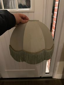 Two matching lampshades