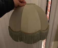 Two matching lampshades