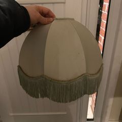 Two matching lampshades