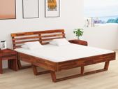 Bed Frame Solid Acacia Wood 180x200 cm
