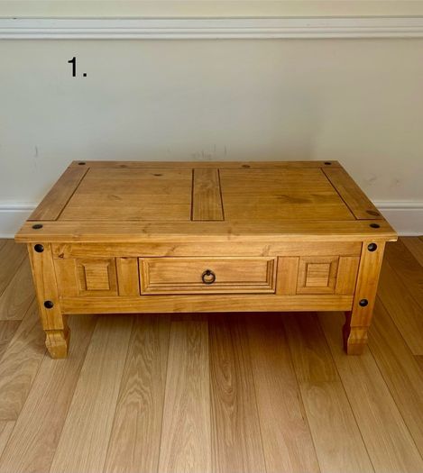 Solid Pine Furniture: 3 Pieces, Sell Separately or as Bundle