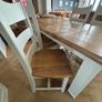 Extendable Oak dining table & 4 chairs Image 4