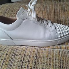 Christian Louboutin White Spike Mens Size 8.5