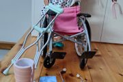 Our Generation Doll Heals on Wheels hospital wheelchair set with all accessories