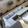 garden furniture set in grey Image 5