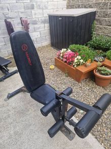 Gym Bench and Preacher Curl