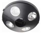 Parasol Battery Powered LED Parasol Light, Black
