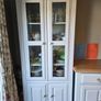 Kitchen table, 4 chairs, matching side board & tall unit Image 4