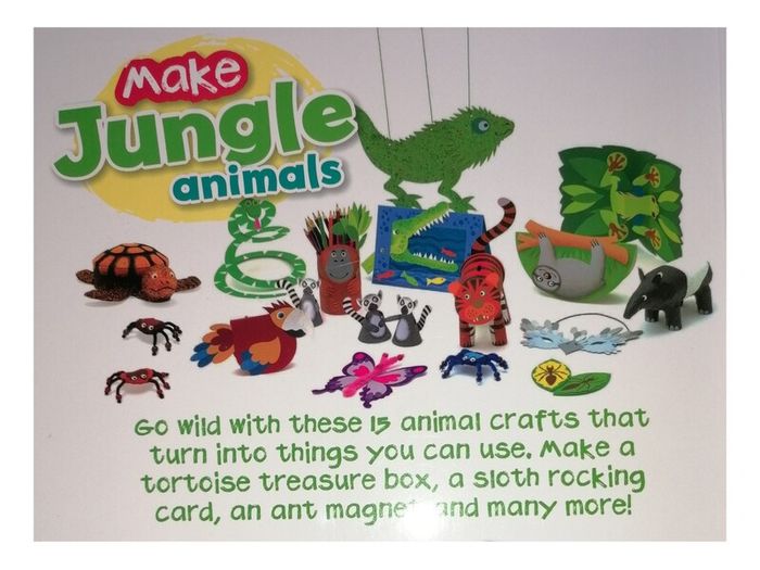 New "Make Jungle Animals" Art & Craft Book