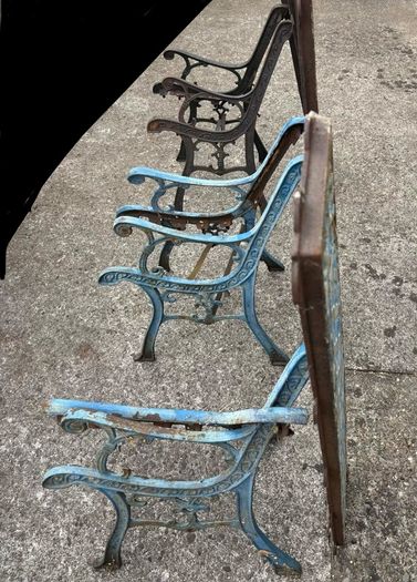 Cast Iron Garden Benches Ends and Backs