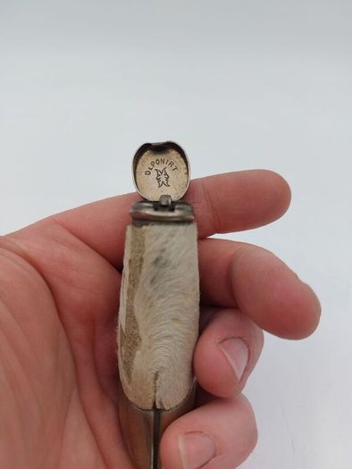 Antique sliverplated vesta case