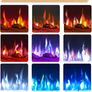 50"/127cm Electric Fireplace, Wall Mounted, Recessed, 9 Colour Flame Effect, Media Wall Compatible, 900W - 1800W Heater, Remote Control Image 4