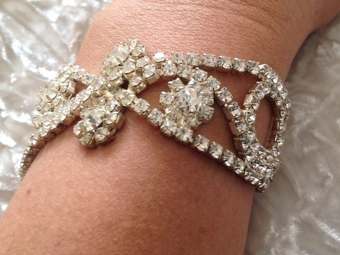 Stunning Vintage Diamonte Bracelet