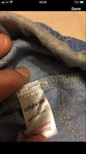 Boys jeans 12/18 mths