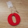 New - A Wooden Letter "O" with Red Velvet Backing - Other Letters Available Also See List Below. - E Image 3