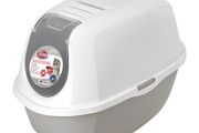 Pet Nova Cat Litter Box 54cm Grey Activated Carbon Filter