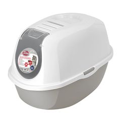 Pet Nova Cat Litter Box 54cm Grey Activated Carbon Filter