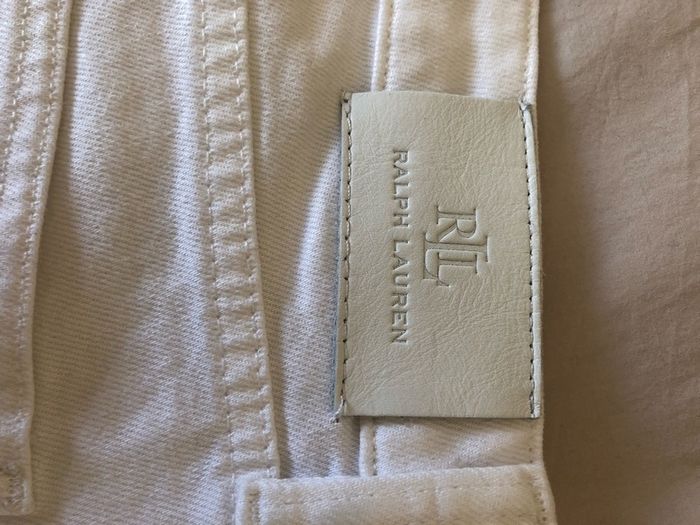 Ralph Lauren White Denim Shorts