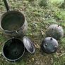 A selection of old skillets Image 7