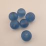 Antique African Style Light Blue Glass Lot of 6 Image 2