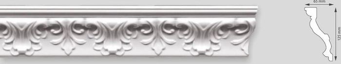 Ceiling Coving, Moulding Polystyrene  for 2 metres length.