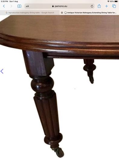 Mahogany Dining Table