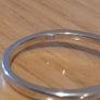 Silver diamond 925 hallmarked  size 7 Image 7