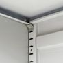 Office Cabinet with 2 Doors Grey 90 cm Steel Image 5