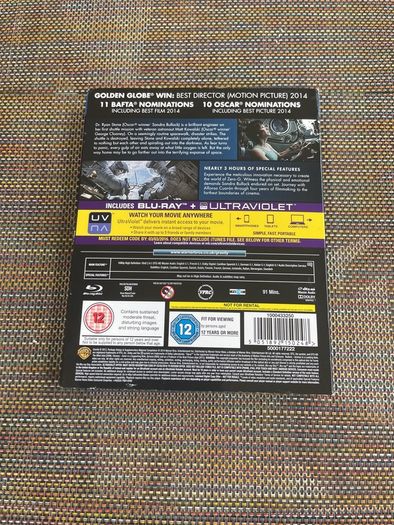 Gravity blu-ray dvd