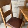 Solid hardwood table with 8 chairs Image 4