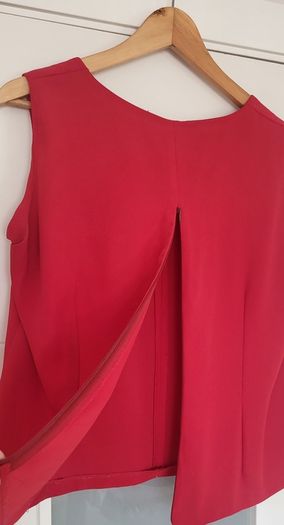 Paz Torras Ruby Red Twin Set Sz 46 ( Fit 10-12 Uk) Rrp 89.99