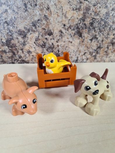 Lego Duplo Animals Pig Dog Yellow Bird