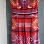 Peter Pilotto Red Abstract Dress Sz 10uk - Rrp 525 (new) Image 2