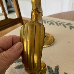 Solid Brass door knocker and button handle