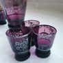 Venician glass decanter and 6 glasses, perfect condition Image 5