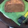 retro copper crumb tray with makers mark Image 4