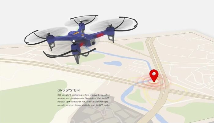 4K GPS Foldable RC Quadcopter Video Drone