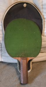 vintage collectable table tennis bat