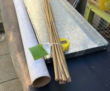 Free 90cm garden canes unused